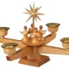 Albin Preißler Adventsleuchter*Adventsleuchter mit Engel und Stern, von