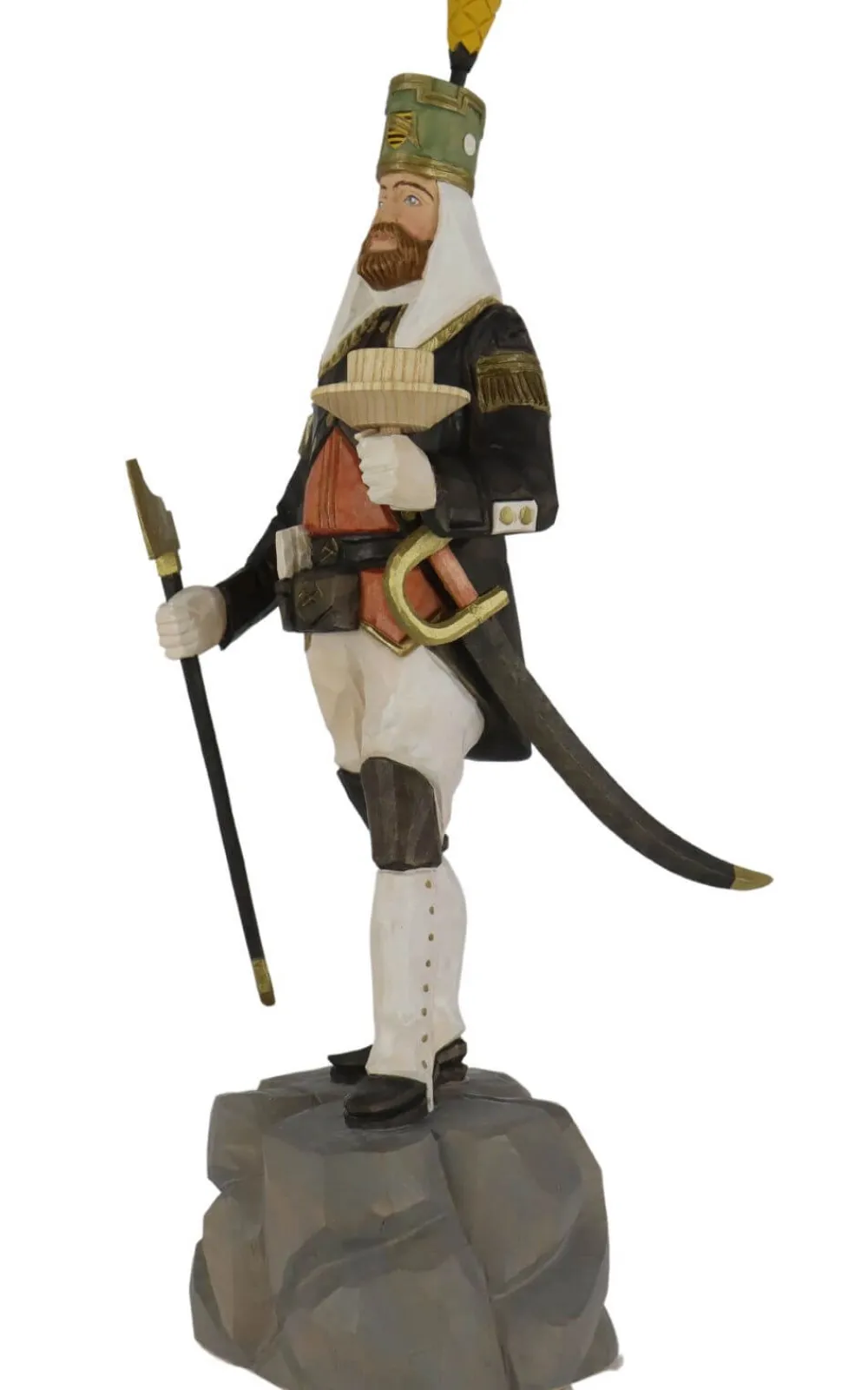 Schnitzkunst aus dem Erzgebirge Holzschnitzereien*Annaberger Obersteiger, 32 cm, von