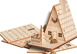 Seiffener Volkskunst eG Neuheiten | Räuchermännchen*Bastelset Räucherhaus Forsthaus von