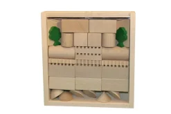Holzspielwaren Ebert Bausteine & Baukästen*Baukasten Architektur Nr. 2 mit 41 Bausteinen, natur von Ebert GmbH