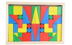 Holzspielwaren Ebert Bausteine & Baukästen*Baukasten Piccolo mit 46 Bausteinen von Ebert GmbH