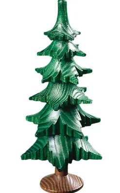 Richard Glässer GmbH Holzfiguren & Dekofiguren*Baum mit Stamm und 6 Kränzen, , 14 cm von