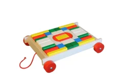 Holzspielwaren Ebert Neuheiten | Bausteine & Baukästen*Bauwagen mit 36 Bausteinen von Ebert GmbH