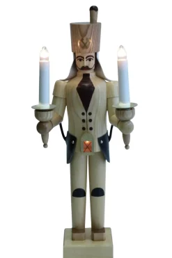 SEIFFENcom by Nestler GmbH Neuheiten | Engel & Bergmann*Bergmann aus Holz, 38 cm, elektrisch beleuchtet von SEIFFEN.COM
