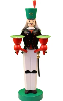 Richard Glässer GmbH Engel & Bergmann*Bergmann für Wachskerzen, 26 cm, von Richard Glässer