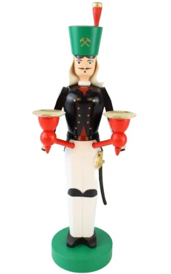 Richard Glässer GmbH Engel & Bergmann*Bergmann für Wachskerzen, 32 cm, von Richard Glässer