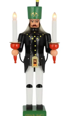 SEIFFENcom by Nestler GmbH Neuheiten | Engel & Bergmann*Bergmann mit Bauchlampe, 38 cm, , elektrisch beleuchtet von SEIFFEN.COM
