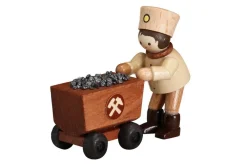 Romy Thiel Neuheiten | Romy Thiel Figuren*Bergmann mit Wagen, mini von