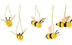 SEIFFENcom by Nestler GmbH Frühlingsdeko*Bienen zum Hängen, 5 Stück von SEIFFEN.COM