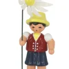 Figurenland Uhlig GmbH Blumenmädchen*Blumenjunge Andre mit weißer Blume, 10 cm von Figurenland Uhlig