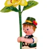 Hubrig Volkskunst Neuheiten | Blumenmädchen*Blumenkind Junge mit Orchidee, 11 cm, von