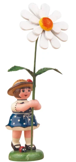 Hubrig Volkskunst Neuheiten*Blumenkind Mädchen mit Margerite von