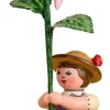 Hubrig Volkskunst Blumenmädchen*Blumenmädchen mit Alpenveilchen, 11 cm von Hubrig
