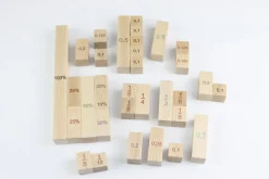Holzspielwaren Ebert Lernspielzeug*Bruch- und Prozentrechnungsspiel - Länge mit 33 Teilen von Ebert GmbH