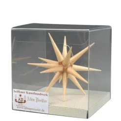 Albin Preißler Christbaumschmuck*Christbaumschmuck aus Holz, Weihnachtsstern , 10 cm von