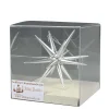 Albin Preißler Christbaumschmuck*Christbaumschmuck aus Holz, Weihnachtsstern silber, 10 cm von
