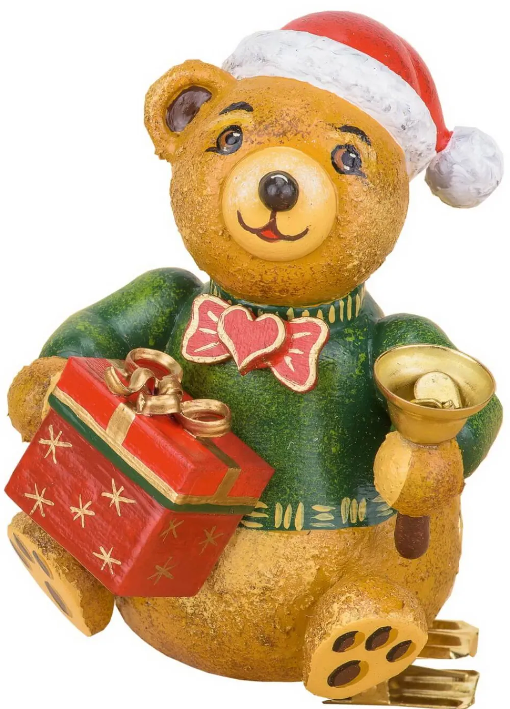 Hubrig Volkskunst Neuheiten | Christbaumschmuck*Christbaumschmuck Baumclipser Teddy Weihnachtsbärli von