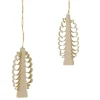 Martina Rudolph Christbaumschmuck*Christbaumschmuck Bäumchen zum Hängen, 4 Stück von