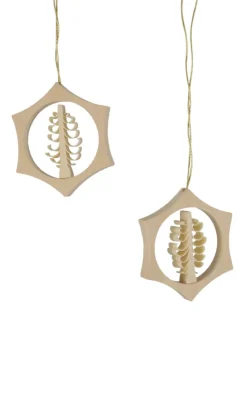 Martina Rudolph Christbaumschmuck*Christbaumschmuck Bäumchen, 2 Stück, 5 cm von
