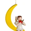 Albin Preißler Christbaumschmuck*Christbaumschmuck Engel im Mond von