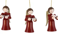 Romy Thiel Christbaumschmuck*Christbaumschmuck Engel mit Buch, 3-teilig, von