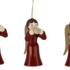 Romy Thiel Christbaumschmuck*Christbaumschmuck Engel mit Trompete, 3-teilig, von