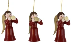 Romy Thiel Christbaumschmuck*Christbaumschmuck Engel mit Trompete, 3-teilig, von