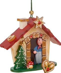 Hubrig Volkskunst Christbaumschmuck*Christbaumschmuck Hexenhäuschen von