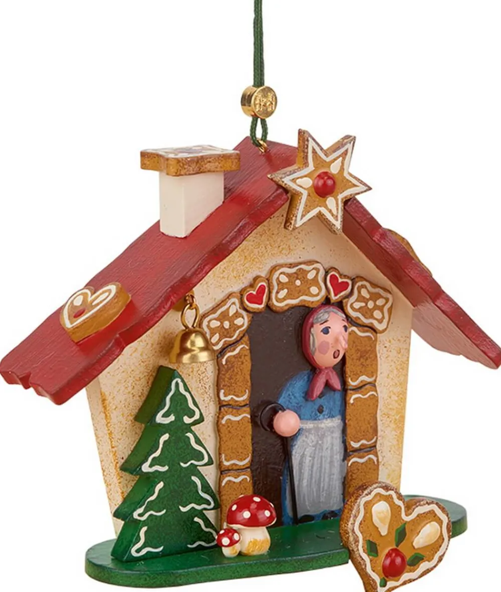 Hubrig Volkskunst Christbaumschmuck*Christbaumschmuck Hexenhäuschen von