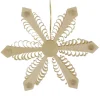 Martina Rudolph Christbaumschmuck*Christbaumschmuck Holzstern, Durchmesser 9 cm von
