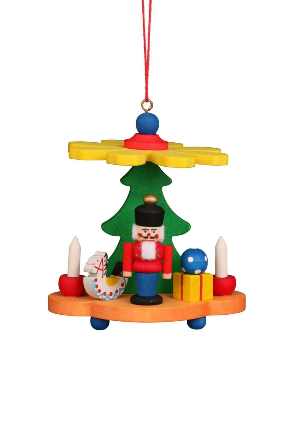 Christian Ulbricht Christbaumschmuck*Christbaumschmuck Pyramide mit Nussknacker, 1 Stück von