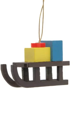 Spielwarenmacher Günther Neuheiten | Christbaumschmuck*Christbaumschmuck Schlitten von