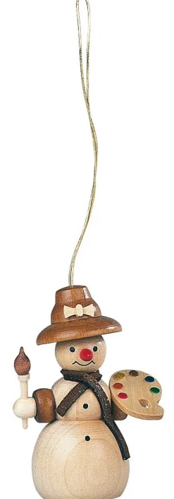 Müller Kleinkunst Christbaumschmuck*Christbaumschmuck Schneefrau Malerin, von