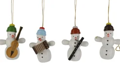 Zenker Christbaumschmuck*Christbaumschmuck Schneemannquartett, 6 cm von Ralf