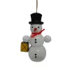 SEIFFENcom by Nestler GmbH Christbaumschmuck*Christbaumschmuck Schneemann mit Laterne von SEIFFEN.COM