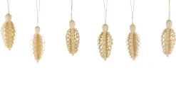 Gunter Flath Christbaumschmuck*Christbaumschmuck Spanzapfen zum Hängen, 6 Stück von