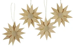 Martina Rudolph Christbaumschmuck*Christbaumschmuck Stern, 4 Stück, Durchmesser 8 cm von