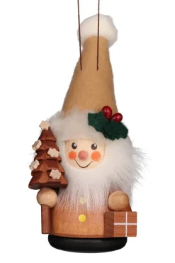 Christian Ulbricht Neuheiten | Christbaumschmuck*Christbaumschmuck Wackelmännchen Weihnachtsmann, natur von