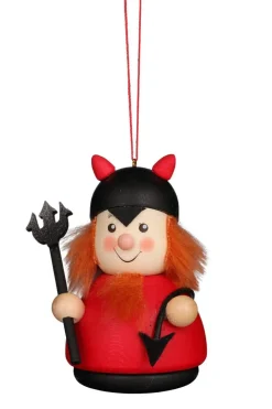 Christian Ulbricht Neuheiten | Christbaumschmuck*Christbaumschmuck Wackelmännchen Teufelchen von