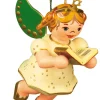 Hubrig Volkskunst Neuheiten*Christbaumschmuck Weihnachtsengel mit Gesangbuch von