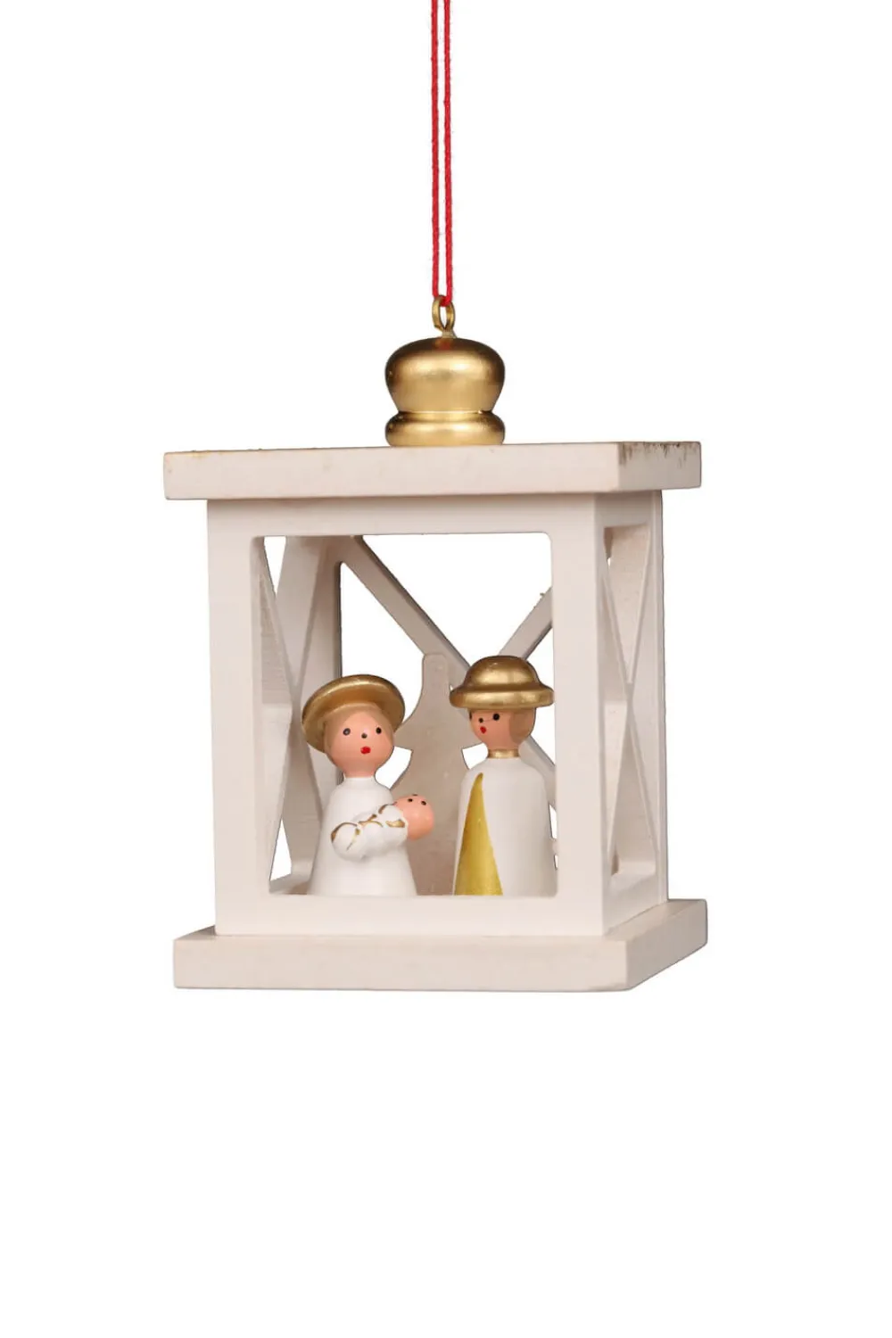 Christian Ulbricht Christbaumschmuck*Christbaumschmuck Weihnachtslaterne mit heiliger Familie von