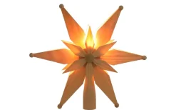 Martina Rudolph Christbaumschmuck*Christbaumspitze Stern, elektrisch beleuchtet von