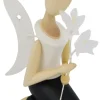 Holzkunst Gahlenz Engel & Bergmann*Engel - Sternkopf mit Glockenblume, knieend, 13 cm von