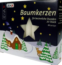 Ebersbacher Kerzenfabrik GmbH Baumkerzen*EWA Baumkerzen 20 Stück, , Ø 13 mm x 105 mm hoch