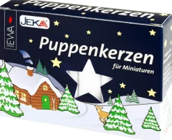 Ebersbacher Kerzenfabrik GmbH Pyramidenkerzen*EWA Puppenkerzen, Ø 7 mm x 70 mm hoch, 40 Stück,