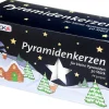 Ebersbacher Kerzenfabrik GmbH Neuheiten | Pyramidenkerzen*EWA Pyramidenkerzen 50 Stück, , Ø 14 mm x 74 mm hoch