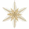 Martina Rudolph Fensterdeko Weihnachten*Fensterschmuck Holzstern, Durchmesser 24 cm von