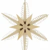 Martina Rudolph Fensterdeko Weihnachten*Fensterschmuck Holzstern, Durchmesser 23 cm von