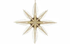Martina Rudolph Fensterdeko Weihnachten*Fensterschmuck Holzstern, Durchmesser 31 cm von