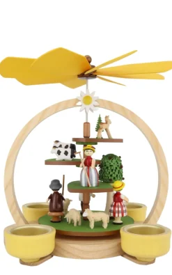 Knuth Neuber Neuheiten | Bestseller*Frühlingspyramide Sommerwiese, 22 cm von